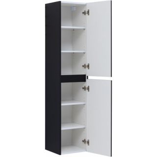 Пенал Aquanet Вега 2.0 343973 35 см чёрный